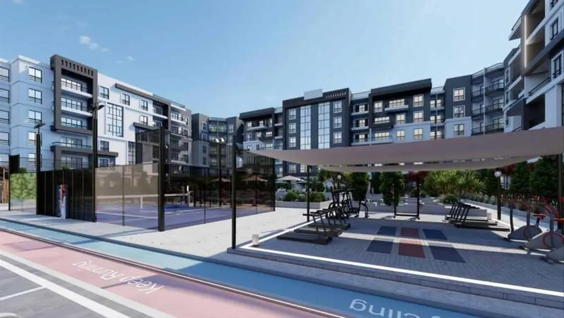 Garden apartment near Arkan, 8-year installment
