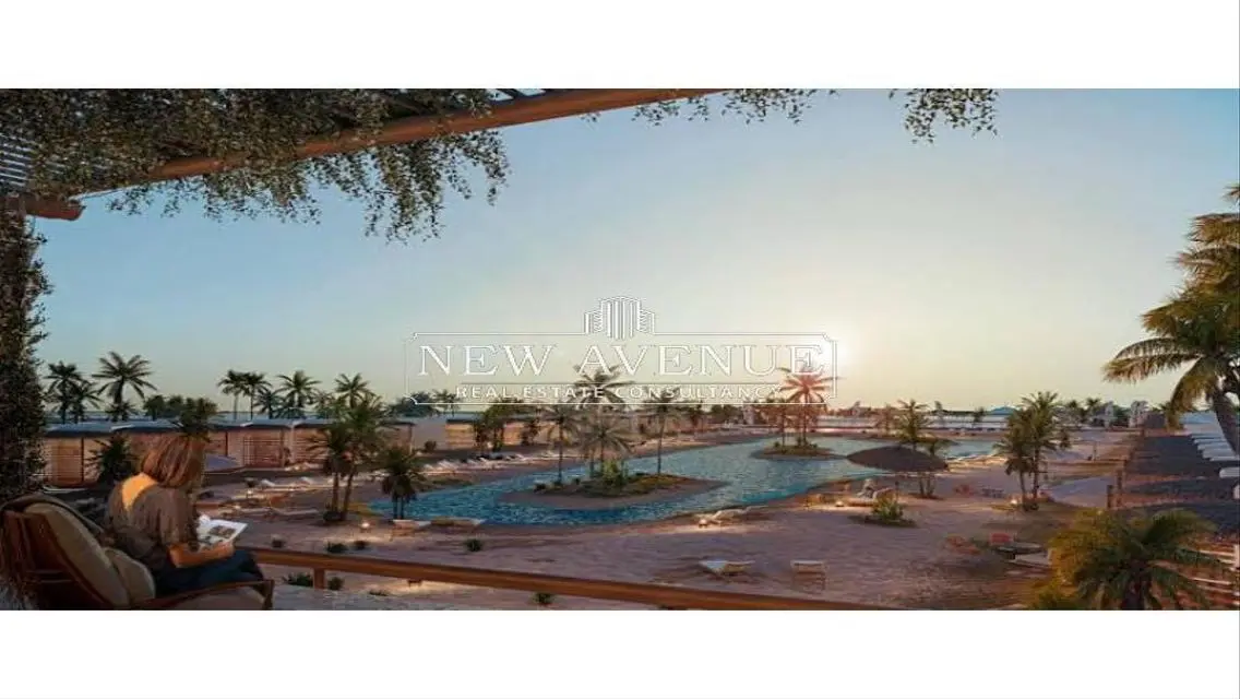 شاليه بالجاردن فيو على اللاجون في هاسيندا ويست