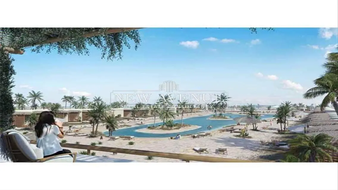 شاليه بالجاردن فيو على اللاجون في هاسيندا ويست