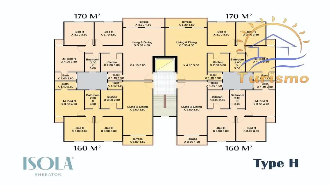 Luxury Apartment in Isola - Sheraton