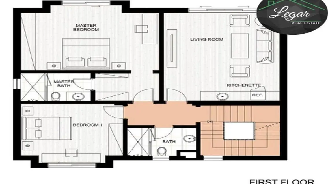 For rent twin house in Tilal El Gezira ½ furnished