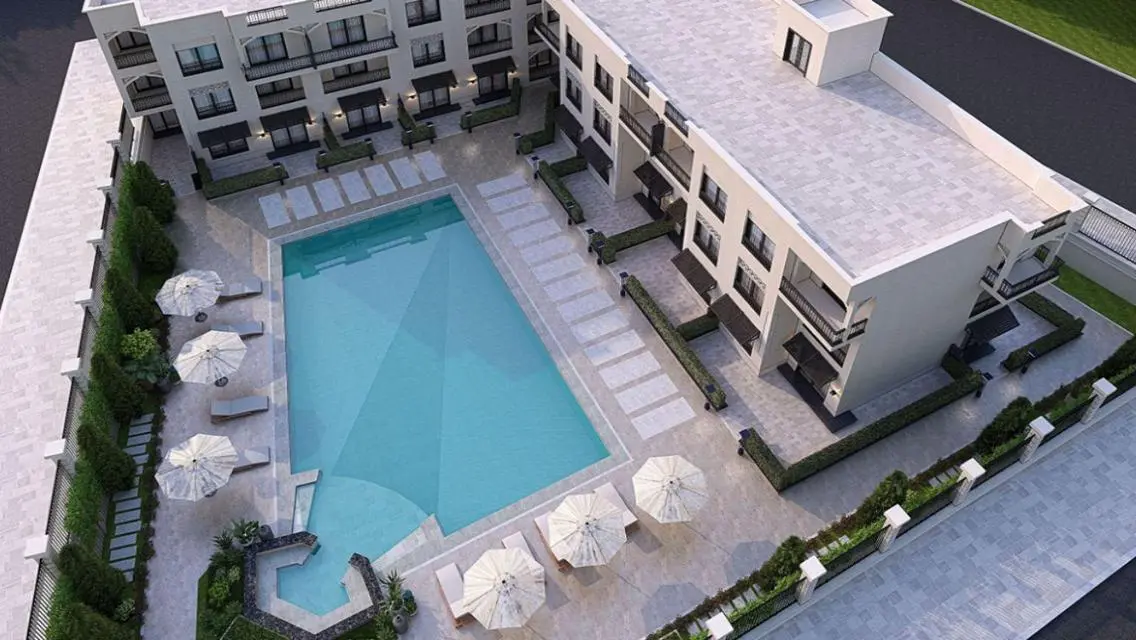 Studio with Private Garden in Almaza Suites
