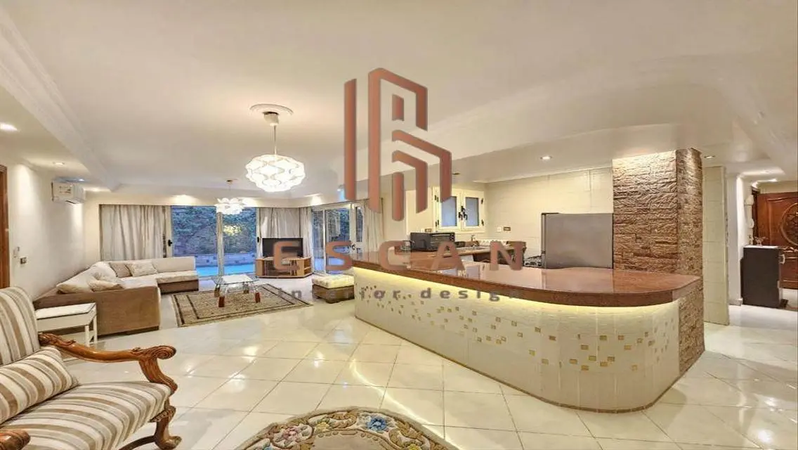 Furnished apartment for rent in a villa inAl Rehab