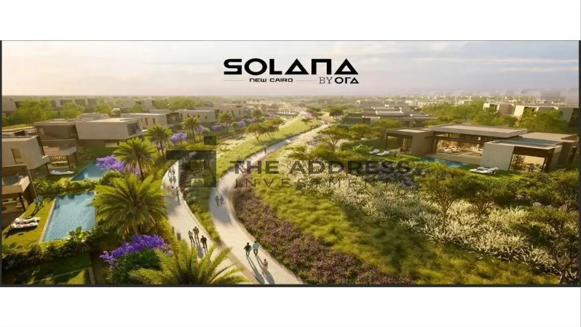 فيلا كاملة التشطيب بالتكييفات للبيع بsolana east